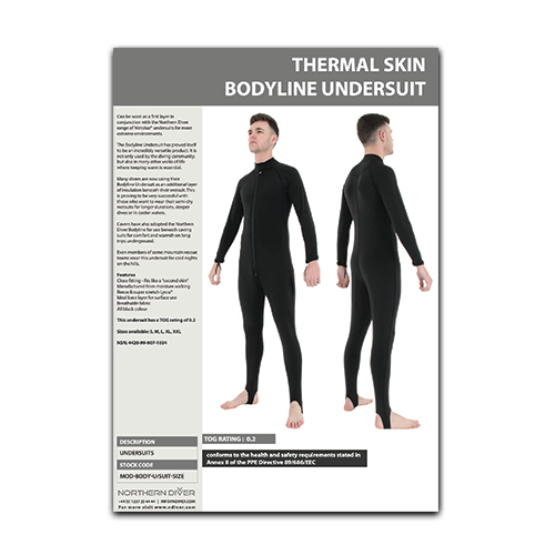Thermal Bodyline Undersuit Datasheet