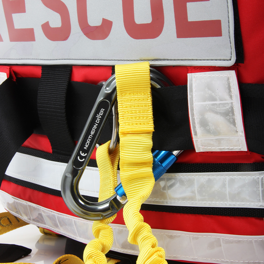 Supplied with cowtail and dual-lock carabiner (EN12275:2013, EN362:2004/B)